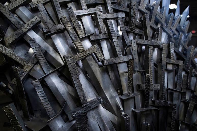 Game of Thrones, Iron Throne, Replica, Close Up, Swords Game of Thrones, Iron Throne, Replica, Close Up, Swords