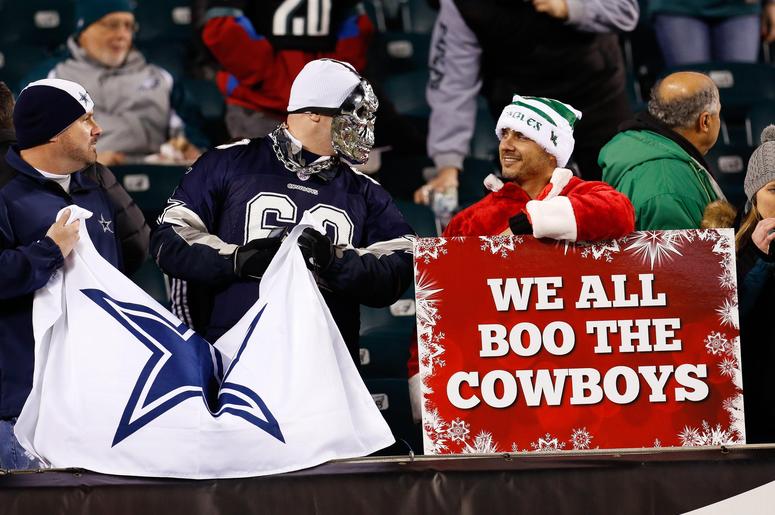 Cowboys and Eagles Fans