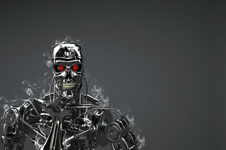 Terminator, Robot, Black, Animated Terminator, Robot, Black, Animated