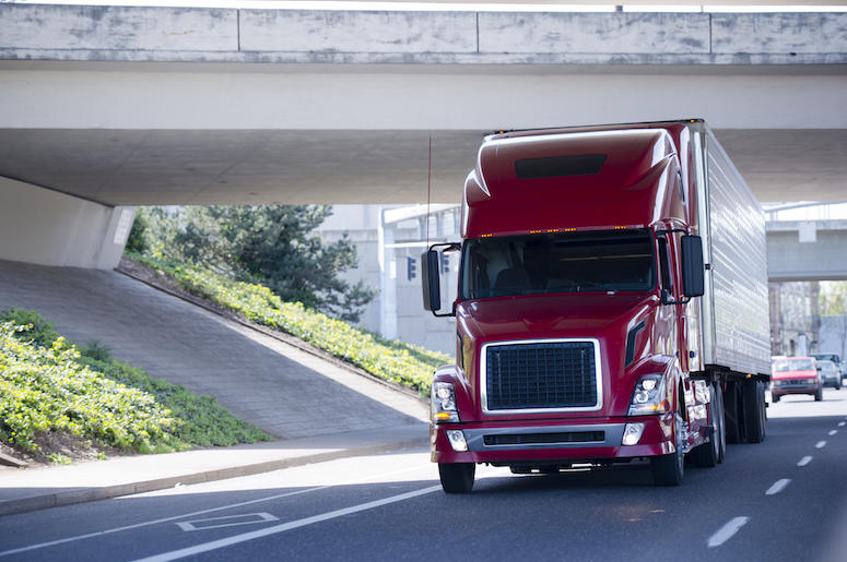 Truck, Big Rig, Road, Driving, Bridge, Highway Truck, Big Rig, Road, Driving, Bridge, Highway