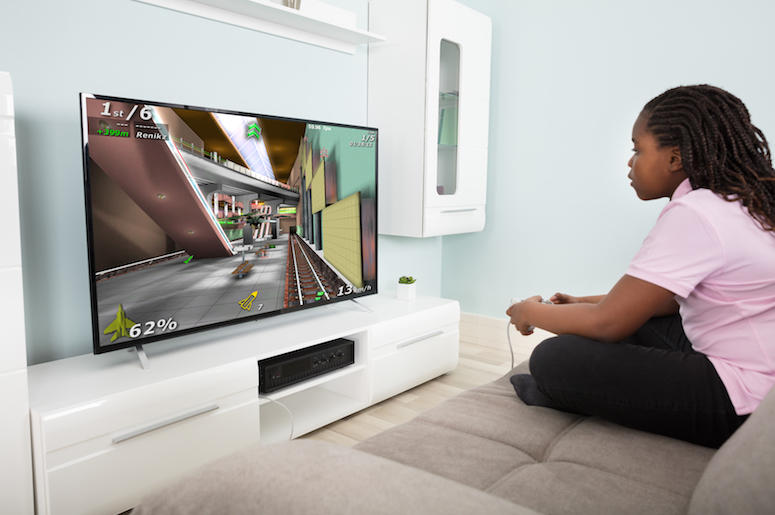 Girl, Video Games, Television, Girl, Video Games, Television,