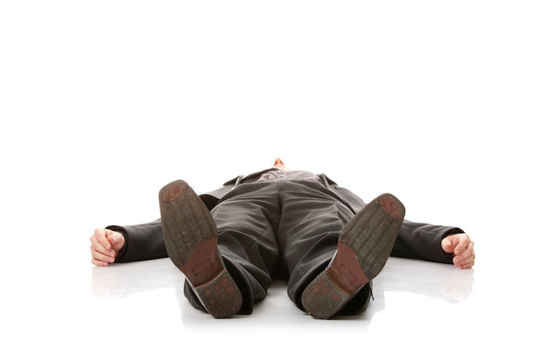 Businessman, Lying On Ground, Shoes Businessman, Lying On Ground, Shoes