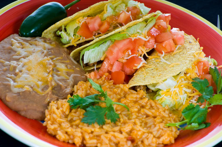 Mexican Food, Plate, Tacos Mexican Food, Plate, Tacos