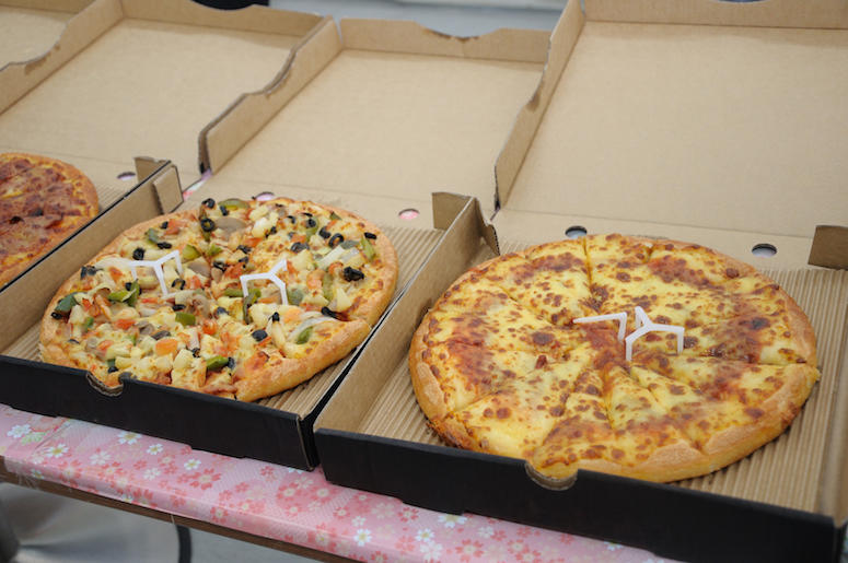 Pizza, Open Boxes, Serving Pizza, Open Boxes, Serving