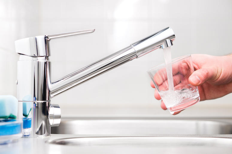 Tap Water, Faucet, Glass, Hand Tap Water, Faucet, Glass, Hand