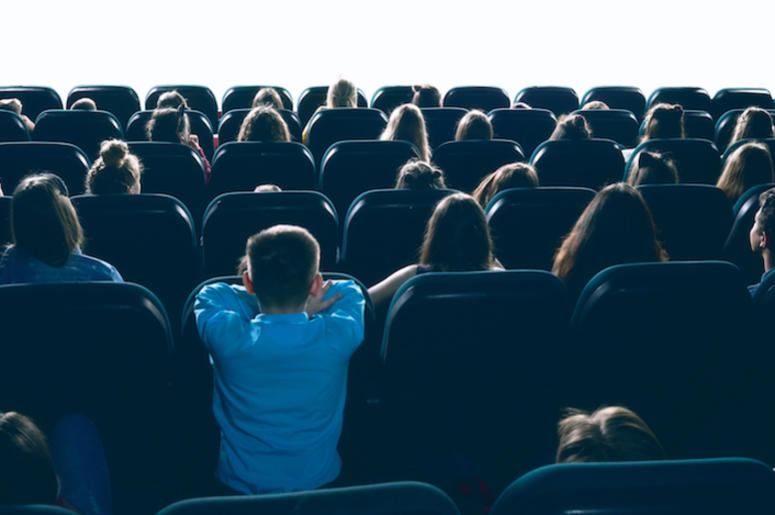 Movie Theater, Screen, White Screen Movie Theater, Screen, White Screen