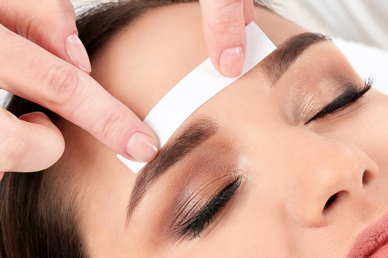 Woman, Eyebrows, Waxing, Salon Woman, Eyebrows, Waxing, Salon