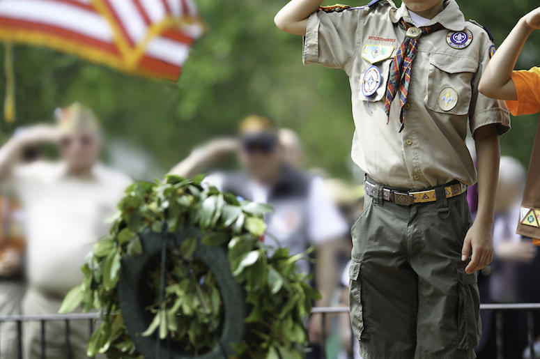 Boy Scout, Salute, Memorial Day Boy Scout, Salute, Memorial Day