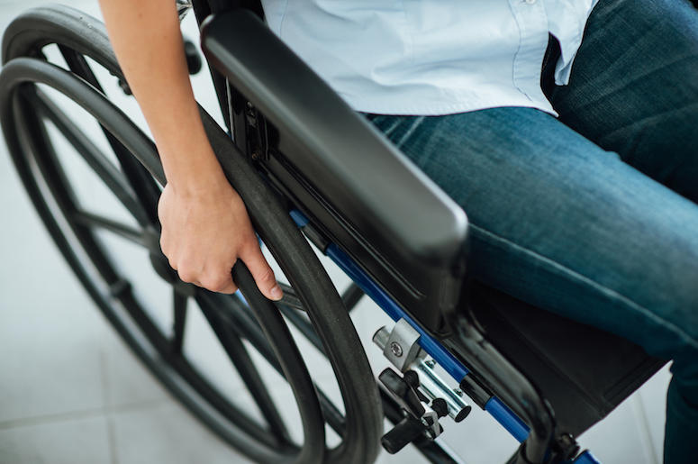 Wheelchair, Wheel, Female, Hand Wheelchair, Wheel, Female, Hand