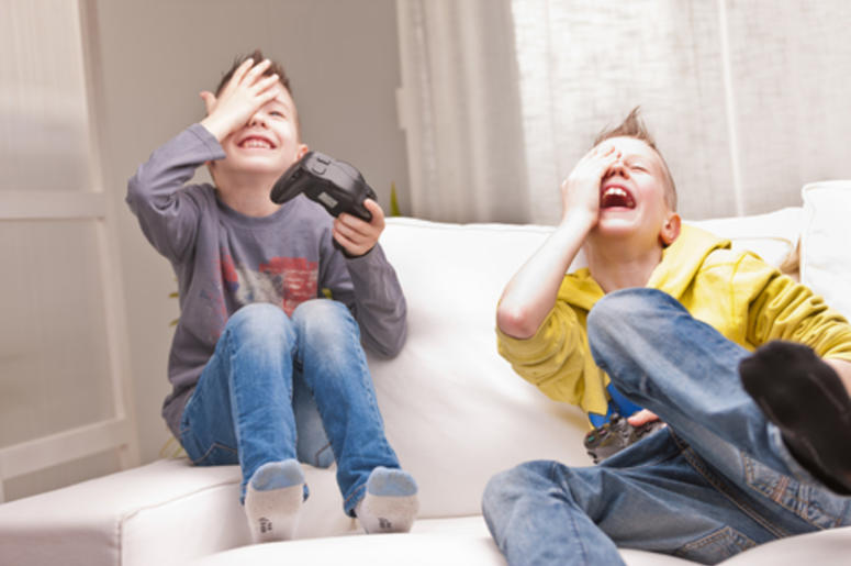Kids Playing Video Games
