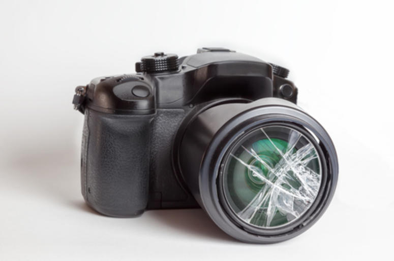 Damaged Camera