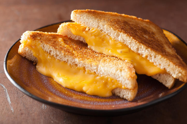 Grilled Cheese, Sandwich, Plate, Gooey Grilled Cheese, Sandwich, Plate, Gooey
