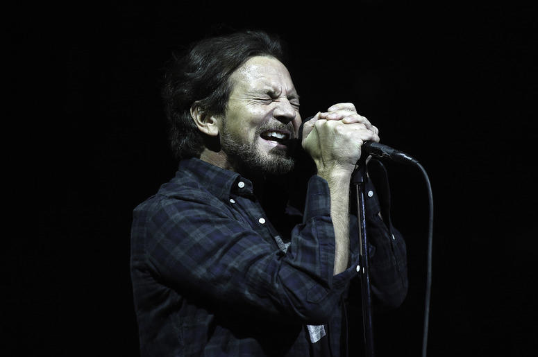 Pearl Jam lead singer Eddie Vedder Pearl Jam lead singer Eddie Vedder