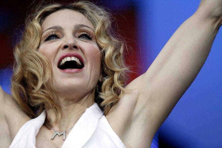 Madonna, Close Up, Live 8, London, White Dress, Smile, 2005 Madonna, Close Up, Live 8, London, White Dress, Smile, 2005