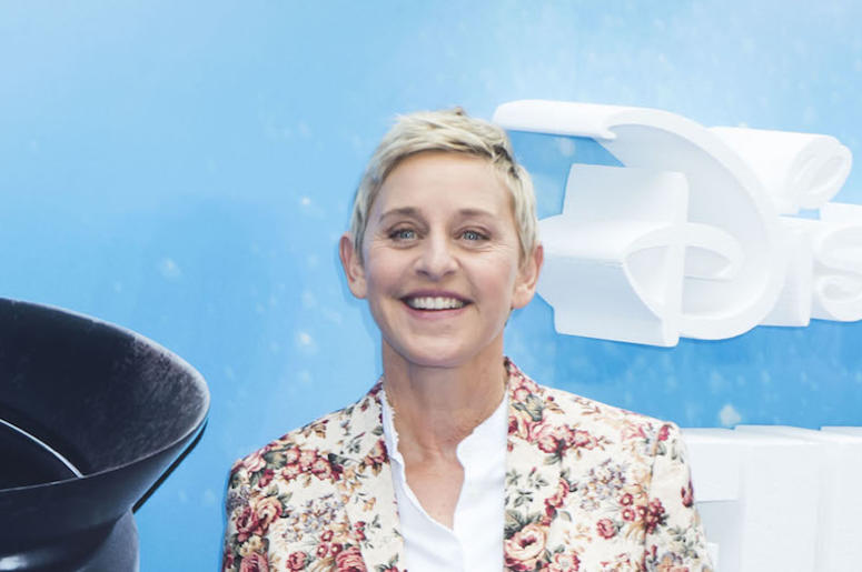Ellen DeGeneres, Red Carpet, Smile, Floral Shirt Ellen DeGeneres, Red Carpet, Smile, Floral Shirt