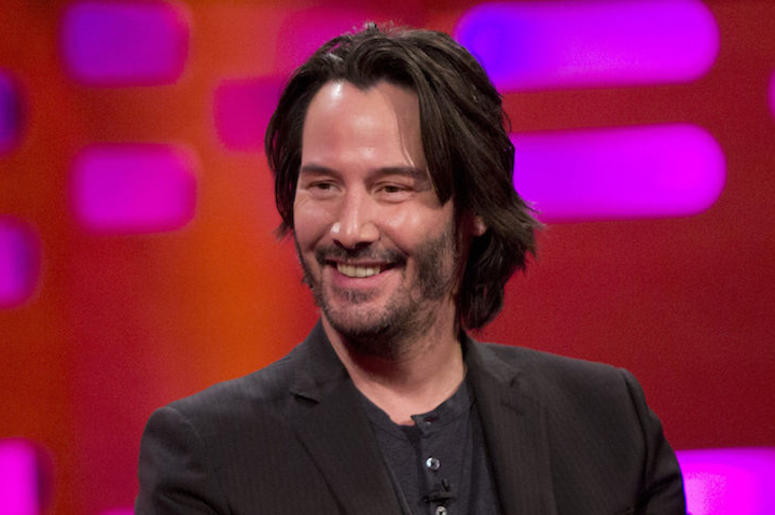 Keanu Reeves, Smiling, Graham Norton, Interview, 2017 Keanu Reeves, Smiling, Graham Norton, Interview, 2017
