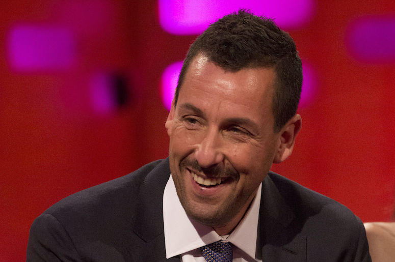 Adam Sandler, Suit, Smile, Mustache, Interview, Graham Nortson Show, 2017 Adam Sandler, Suit, Smile, Mustache, Interview, Graham Nortson Show, 2017