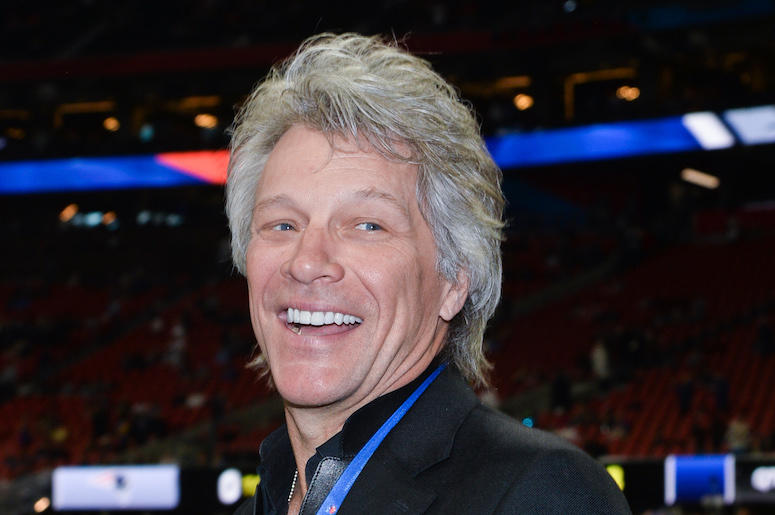 Jon Bon Jovi, Smile, Pregame, Field, Super Bowl LIII, Georgia Jon Bon Jovi, Smile, Pregame, Field, Super Bowl LIII, Georgia