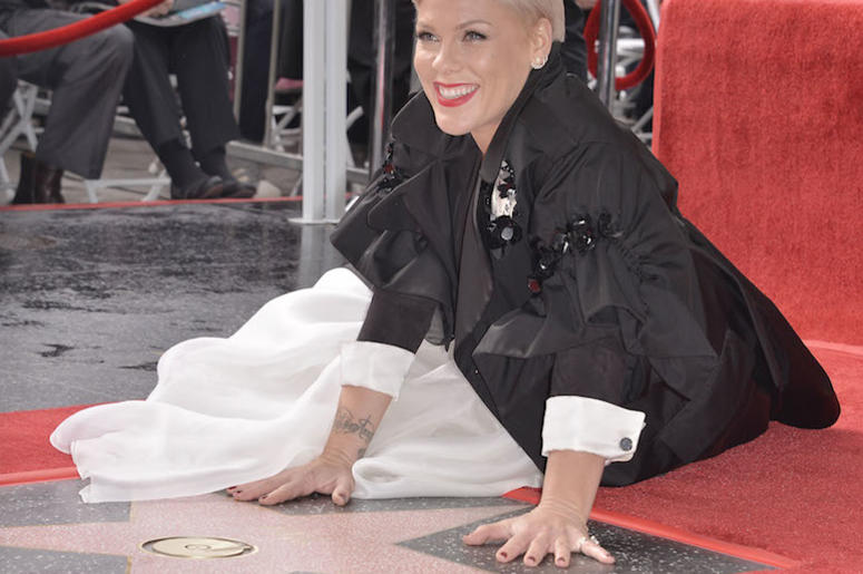 P!nk, Hollywood Walk of Fame, Star, Smile, 2019 P!nk, Hollywood Walk of Fame, Star, Smile, 2019