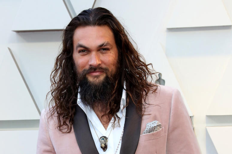Jason Momoa, Red Carpet, Smile, Pink Suit, 91st Academy Awards, 2019 Jason Momoa, Red Carpet, Smile, Pink Suit, 91st Academy Awards, 2019