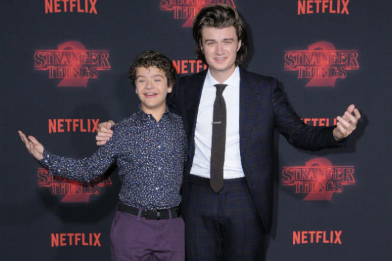 Gaten Matarazzo and Joe Keery
