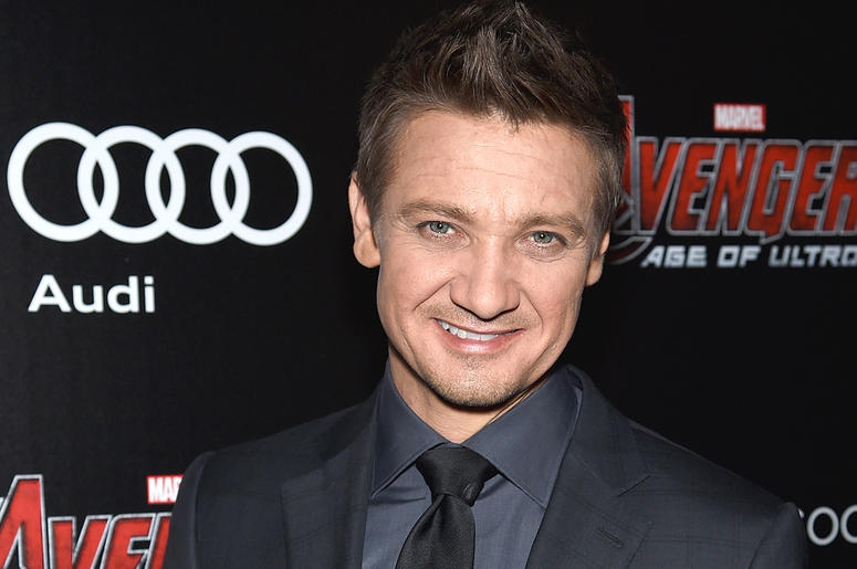 Jeremy Renner NEW YORK, NY - APRIL 28: Actor Jeremy Renner attends The Cinema Society & Audi screening of Marvel's 'Avengers: Age of Ultron' on April 28, 2015 in New York City. (Photo by Dimitrios Kambouris/Getty Images)