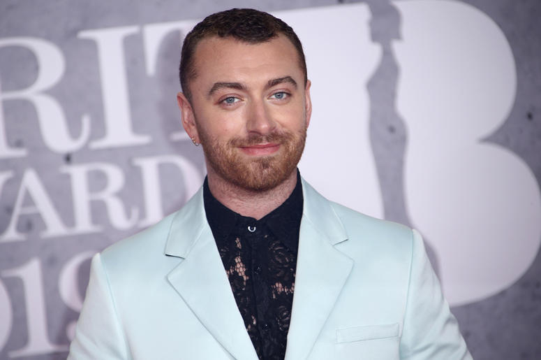 AP19256688994394 This Feb. 20, 2019, file photo shows singer Sam Smith posing for photographers upon arrival at the Brit Awards in London. (Photo by Joel C Ryan/Invision/AP, File)