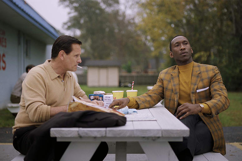 Viggo Mortensen and Mahershala Ali in 'Green Book' Viggo Mortensen and Mahershala Ali in 'Green Book' (Photo credit: © 2018 Universal Pictures. All Rights Reserved)