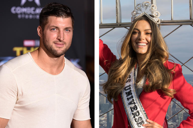 Tim Tebow & Demi-Leigh Nel-Peters Tim Tebow & Demi-Leigh Nel-Peters (Photo credit: Chris Pizzello/Invision/Mary Altaffer/AP File)