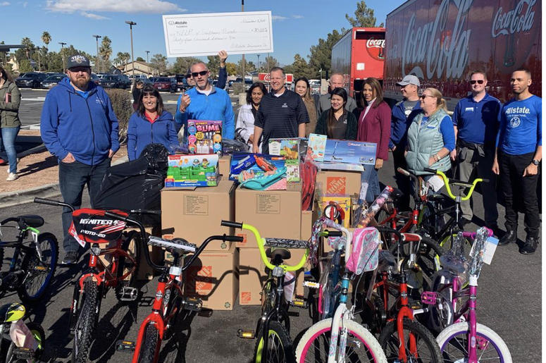 Allstate Donates $35,000 to KLUC Toy Drive Allstate Donates $35,000 to KLUC Toy Drive