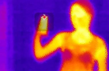 Hasil foto kamera thermal Bal Gill