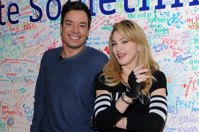 Jimmy Fallon and Madonna Jimmy Fallon and Madonna