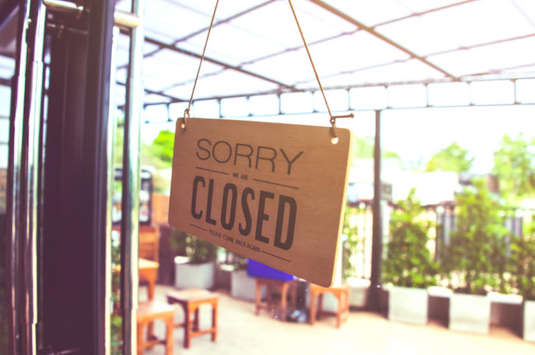 Restaurant, Shop, Closed Restaurant, Shop, Closed