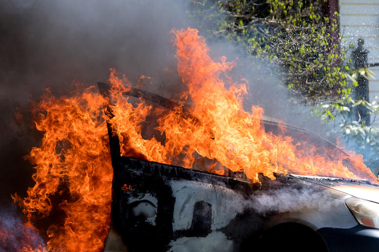 Car, Fire, Burning Car, Fire, Burning