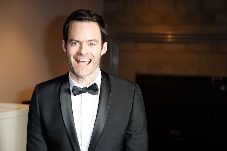 Bill Hader, Tuxedo, Smile, Emmy Awards, Back of House, 2018 Bill Hader, Tuxedo, Smile, Emmy Awards, Back of House, 2018