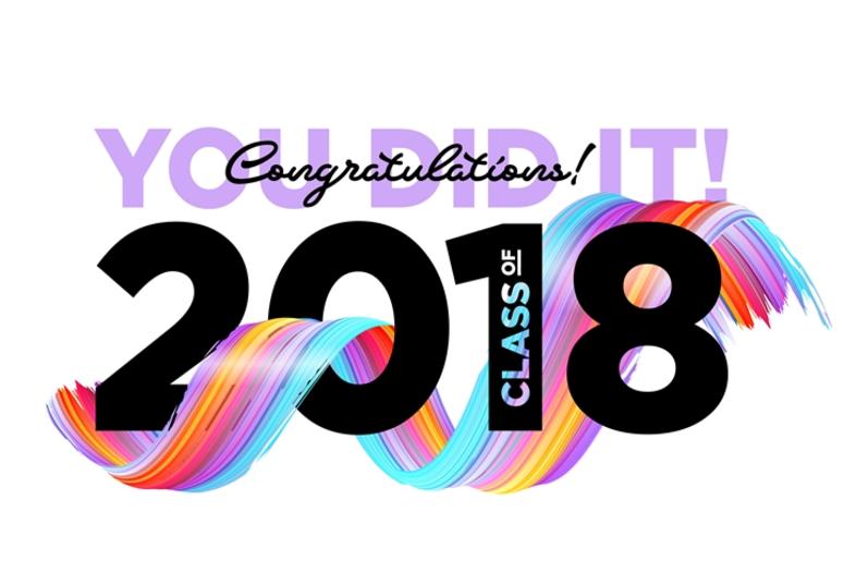 Congratulations Graduates Class of 2018 Vector Logo. Congratulations Graduates Class of 2018 Vector Logo.