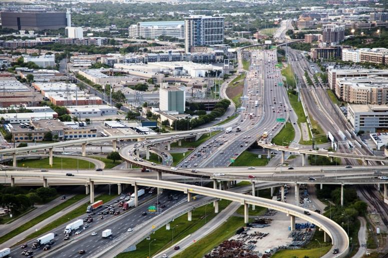 Highway in Dallas, Tx, USA Highway in Dallas, Tx, USA