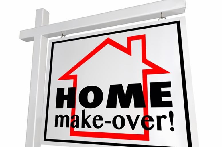 Home Make-Over House Real Estate Sign Remodeling Home Make-Over House Real Estate Sign Remodeling