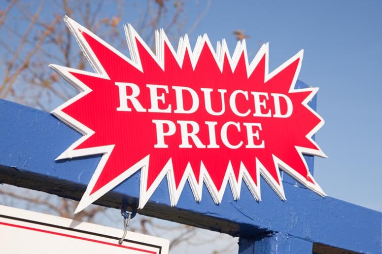 Red Reduced Price Burst Sign Red Reduced Price Burst Sign