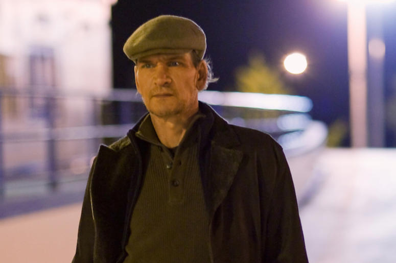 Patrick Swayze, Filming, The Beast, Chicago, Night Patrick Swayze, Filming, The Beast, Chicago, Night