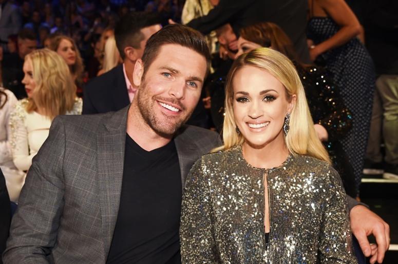 NASHVILLE, TN - JUNE 6: (L-R) Mike Fisher and Carrie Underwood attend the 2018 CMT Music Awards at the Bridgestone Arena on June 6, 2018 in Nashville, Tennessee. NASHVILLE, TN - JUNE 6: (L-R) Mike Fisher and Carrie Underwood attend the 2018 CMT Music Awards at the Bridgestone Arena on June 6, 2018 in Nashville, Tennessee.