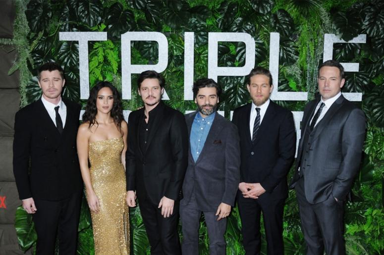 03 March 2019 - New York, New York - CAST. The World Premiere of "Triple Frontier" at Jazz at Lincoln Cente 03 March 2019 - New York, New York - CAST. The World Premiere of "Triple Frontier" at Jazz at Lincoln Cente