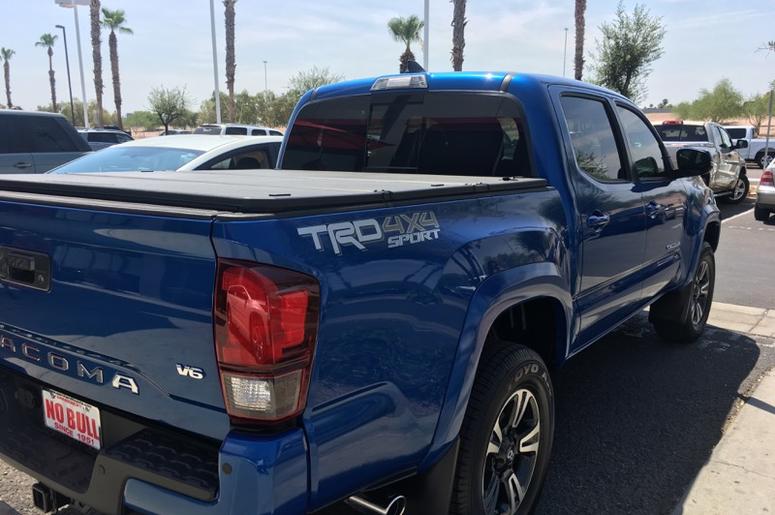 Blue Toyota Tacoma