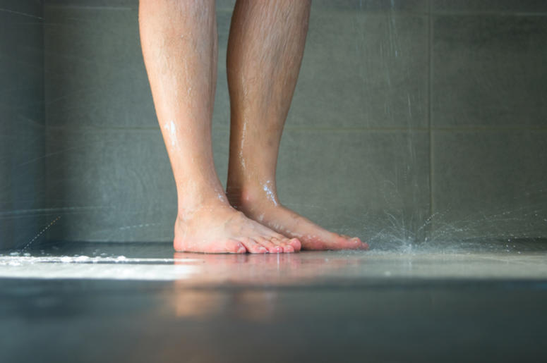 Peeing in the shower Peeing in the shower