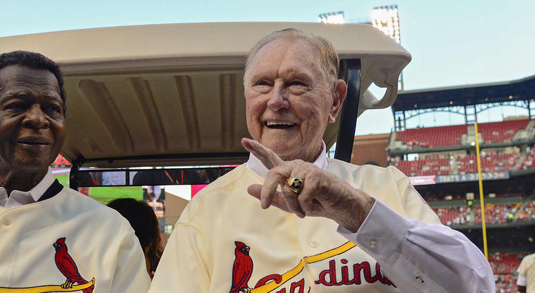 St. Louis Cardinals hall of famer Lou Brock and former manager Red Schoendienst St. Louis Cardinals hall of famer Lou Brock and former manager Red Schoendienst