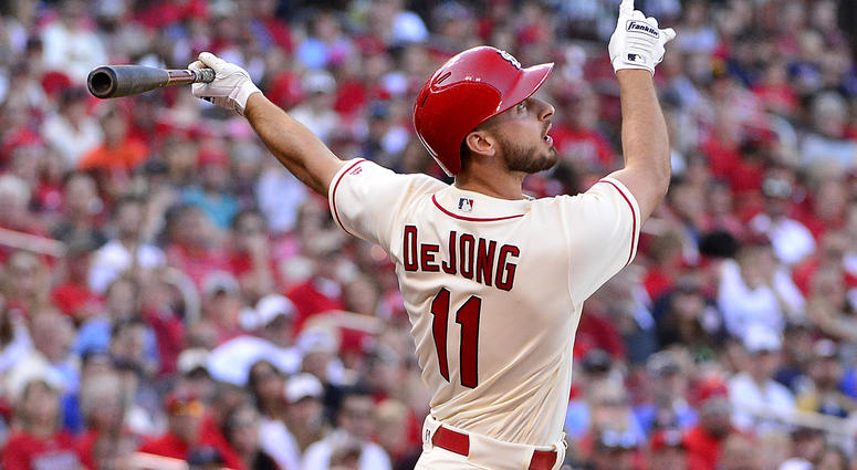 St. Louis Cardinals shortstop Paul DeJong St. Louis Cardinals shortstop Paul DeJong