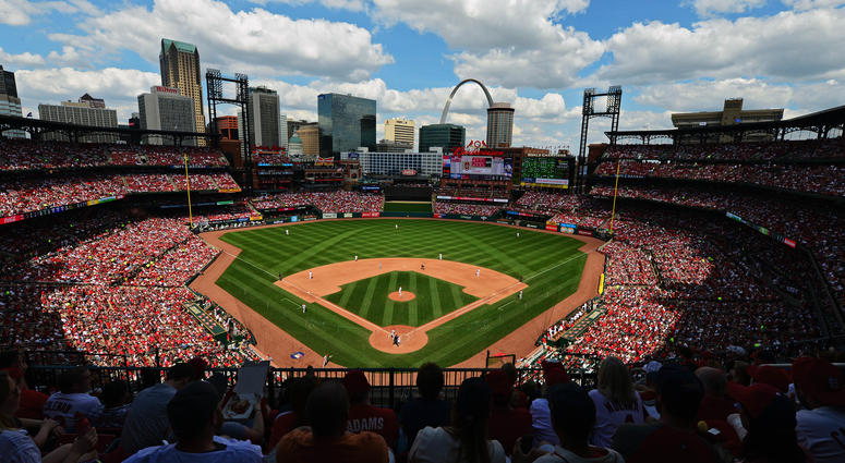 A general view of Busch Stadium A general view of Busch Stadium