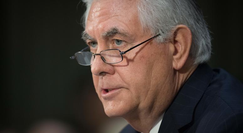 Rex Tillerson Jan 11, 2017; Washington, DC, USA; Rex Wayne Tillerson, nominee for Secretary of State, during confirmation hearing before the Senate Foreign Relations Committee. Mandatory Credit: Jack Gruber-USA TODAY NETWORK