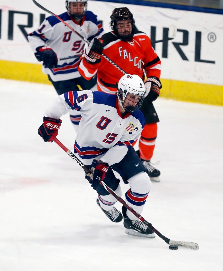 ack Hughes, expected to be a top pick in the next NHL hockey draft