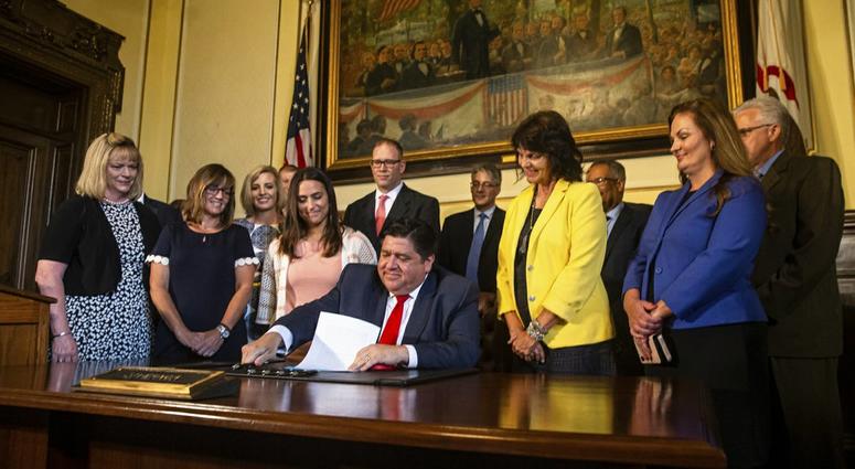 Illinois Gov. JB Pritzker signs legislation
